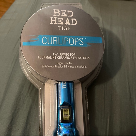 BedHead Curlipops Blue and Gray Styling Iron 1 1/2” - Picture 2 of 4
